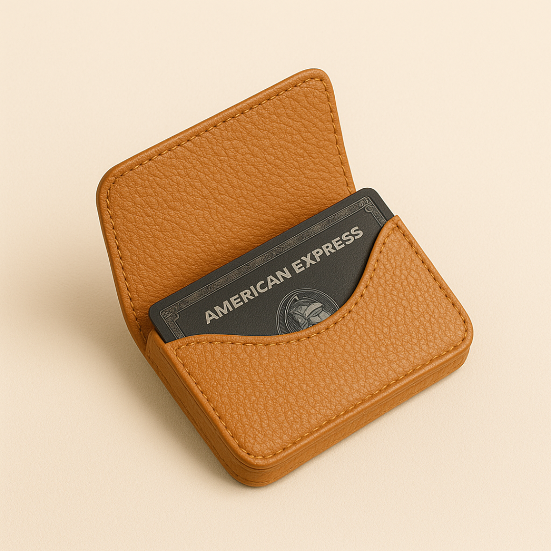 AV Monarch™ Leather Card Holder