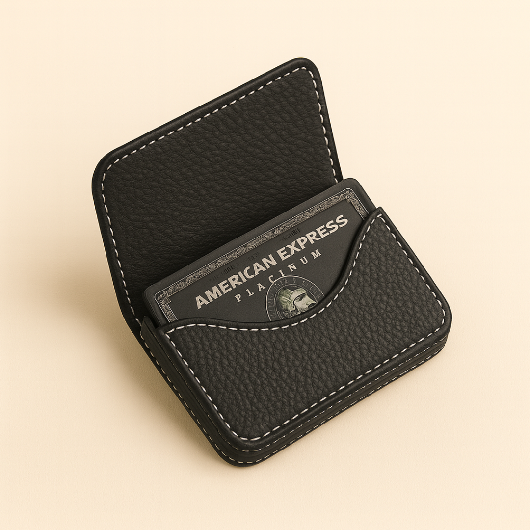 AV Monarch™ Leather Card Holder